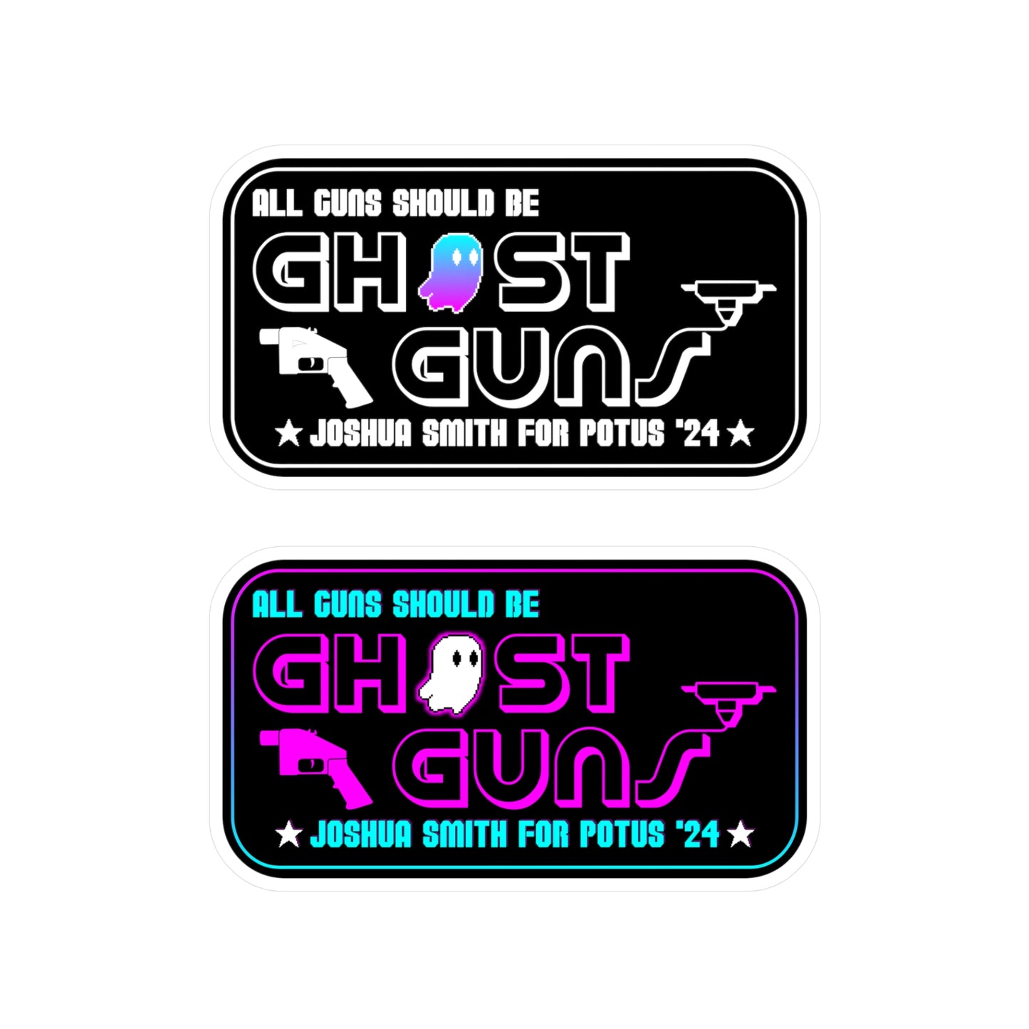 "Ghost Guns" Double Sticker Vinyl Decals