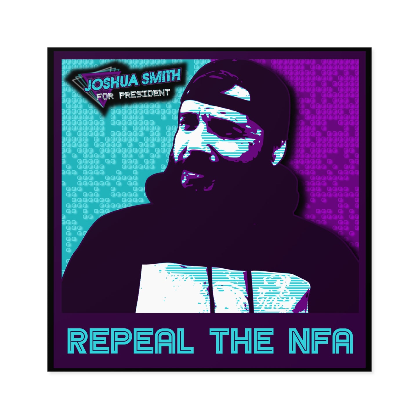 "Repeal the NFA" Square Stickers, Indoor\Outdoor