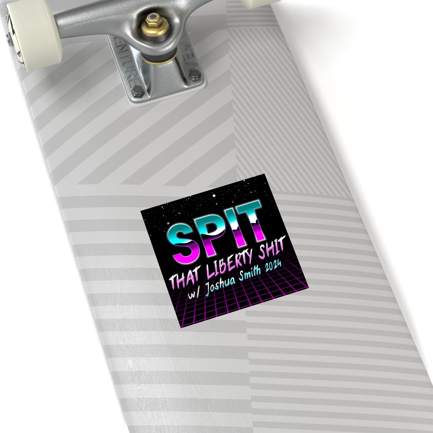 "SPIT that Liberty" Square Sticker, Indoor\Outdoor