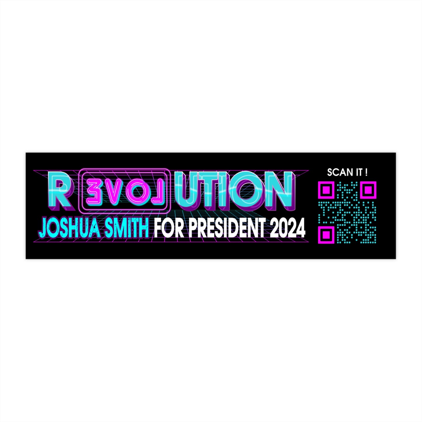 "Revolution" Joshua Smith for President Bumper Sticker